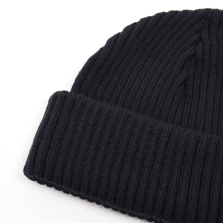 Rib-knit beanie "Seb" Navy